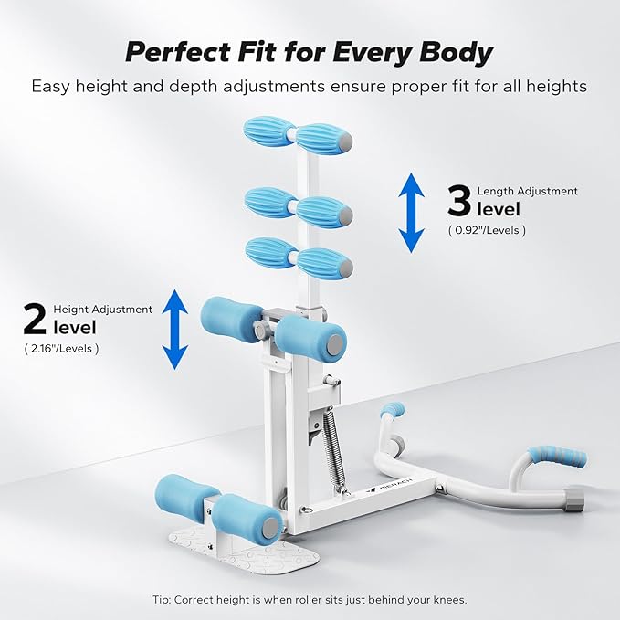 MERACH Deep Squat Machine for Women, Adjustable Glutes Trainer Machine, Core & Leg Exercise, Push Up Board Workout Equipment at Home Gym