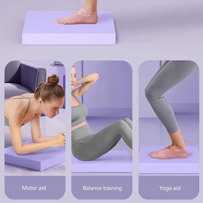 Foam Exercise Balances Pad Trainer NonSlip Fitness Board Kneeling Pad Pilate Foam Plate for Balances Training Enduring