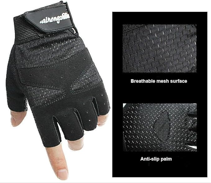 INOGIH Workout Exercise Gloves for Men and Women - Lightweight Gym Gloves for Weight Lifting, Cycling, Training