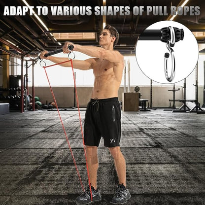 Resistance Band Bar, Portable Pilates Bar with Resistance Bands Home Gym Workouts Stick Squat Yoga Pilates Flexbands Kit for Full Body Shaping