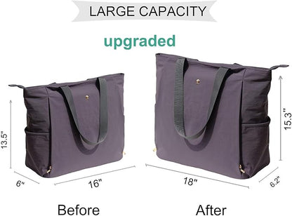 ESVAN Yoga Mat Bag Yoga Tote Carrier Shoulder Bag Carryall Tote for Office,Yoga,Pilates,Travel,Beach and Gym