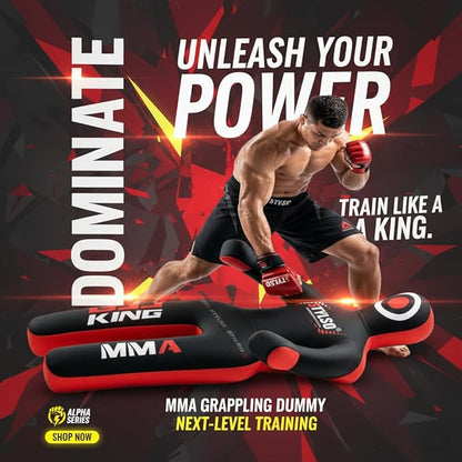 Unfilled Grappling Dummy – Adult Life Size Wrestling & BJJ Training Dummy, MMA Jiu Jitsu Judo Takedown & Throwing Practice, Heavy-Duty Triple-Stitched Canvas Submission Dummy
