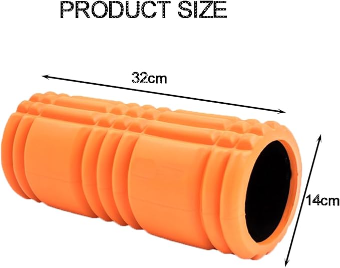 Multi-Density Foam Massage Roller Exercise, Deep Tissue and Muscle Recovery,for Myofascial Wave Textured Release(Color2)