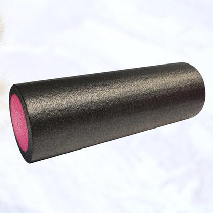 Yoga Massage Roller Epe Solid Foam Fitness Roller Muscle Massage Stick Black 30x15cm for Pilates Balance Training and Muscle