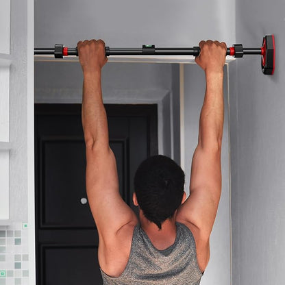 Mipcase Adjustable Doorway Pull up Bar with Secure Locking No Drill Installation Portable Strength Training Gym Equipment for Home Fitness