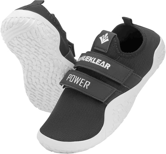 MANUEKLEAR Deadlift Shoes - Weight Lifting Shoes for Men Women - Weightlifting Squat Shoes Fitness Cross-Trainer Barefoot Gym Training Sneakers