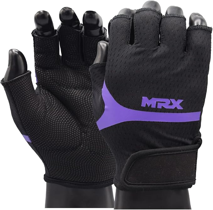 MRX Ladies Weight Lifting Gloves Women Fitness Training Exercise Glove Anti Slip Padded Shock-Absorbing Extra Grip Crossfit Multi Colors