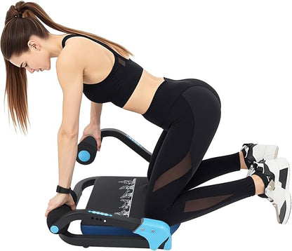Ab Machine, Ab Workout Equipment with 3 Adjustable Resistance,Sit Up Machine & Exercise Equipment, Foldable Ab Crunch Machine for Home Gym