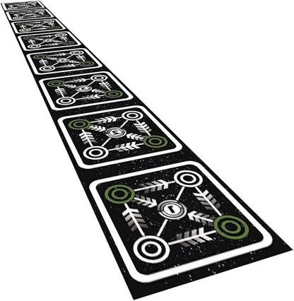 Colaxi Agility Ladder Mat Pad Footwork Practice Foldable Soccer Nonslip Speed Training Equipment for Coordination Balance