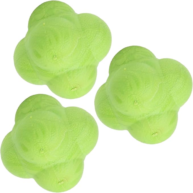 3Pcs Bounce Reaction Balls,Reflexs Ball for Agilitys and Coordination Training
