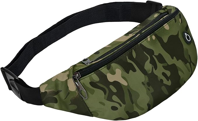 Fanny Pack for Men Women, Waterproof Sports Waist Bag Pack, Belt Bag for Travel Hiking Running