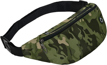 Fanny Pack for Men Women, Waterproof Sports Waist Bag Pack, Belt Bag for Travel Hiking Running