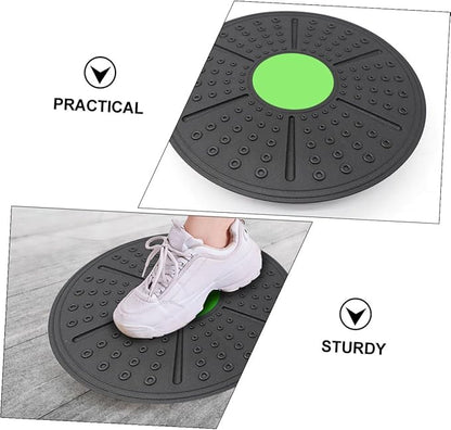 Alipis Fitness Training Balance Board for Core Stability and Posture Improvement PP Material Yoga and Pilates Exercise Accessory with Anti-slip Massage Surface for Home Gym