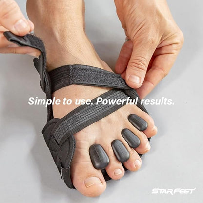StarFeet. The first support for recovering your feet – Post-Workout recovery for Athletes – Relief and recovery for feet, knees, and back – Perfect for runners Amateurs and Professional.
