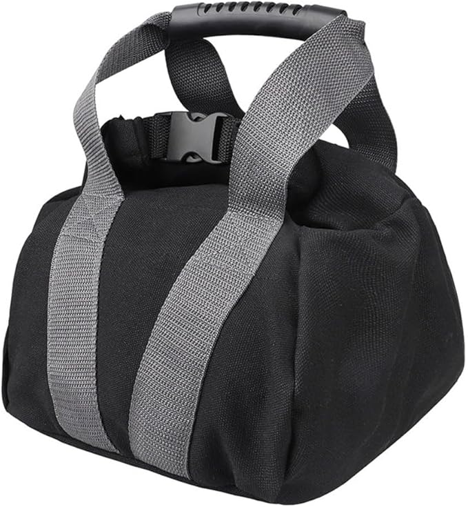 Adjustable Sandbag for Fitness and Yoga - Kettlebell Alternative Weight Training Sandbag with Handle, 0-35 lbs Capacity, Canvas For Home Gym Equipment for Strength Training and