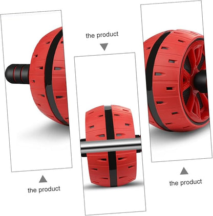 Ab Roller Wheel with Knee Pad for Home Gym Fitness Equipment Advanced Abdominal Muscle Trainer Wheel for Stomach Back Core Strengthening Smooth Forward Backward Workout