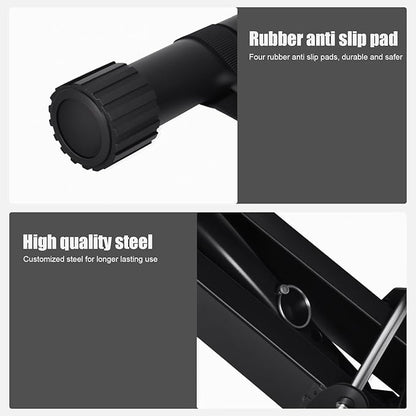 Adjustable Ab Workout Machine for Home Gym - Multi Functional Foldable Sit-Up Bench for Man Woman with Resistant Bands, Heavy Duty Abdominal Exercise Equipment for Abdominal Core Strength