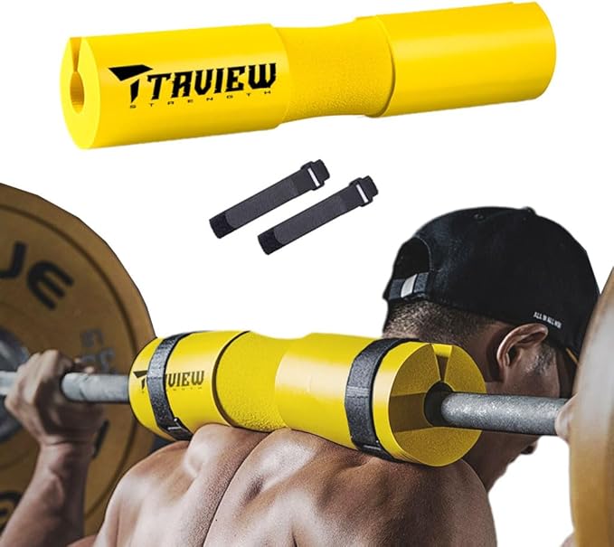 Barbell Pad for Squats, Lunges and Hip thrusts Great for Squats, Lunges, Hip Thrusts, Weight Lifting & More - Fit Standard and Olympic Bars Perfectly