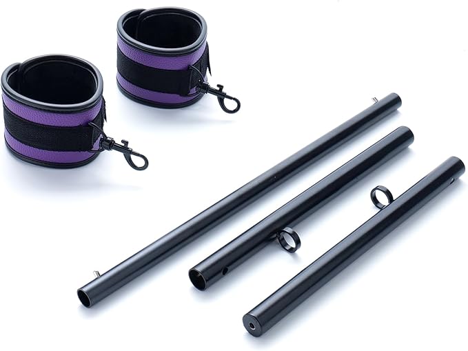 Spreader Bar Heavy Duty Expandable Exercise with 2 pcs Adjustable Strap, Yoga Training Fitness Gear, Workout Bar,Sports Gym Kit