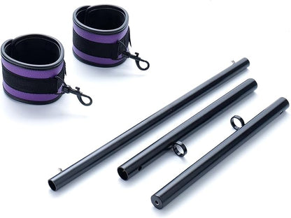 Spreader Bar Heavy Duty Expandable Exercise with 2 pcs Adjustable Strap, Yoga Training Fitness Gear, Workout Bar,Sports Gym Kit