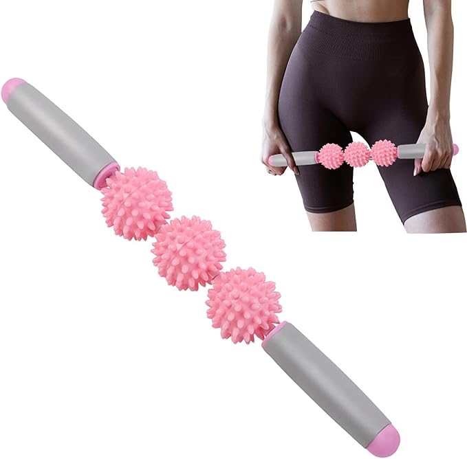 Massage Roller Stick - Hedgehog Roller Stick for Instant Effective Body Massage Tools | Massage Stick Roller for Legs, Body Massage Tools, Deep Tissue Body Roller