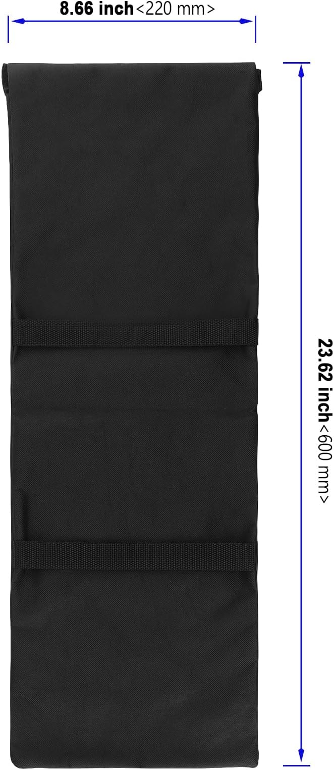 4 Pcs Umbrella Base Weights Sandbags, Small Black Sand Bags Fillable Solid Weight Bags for Umbrella Base, Tent Stand, Fitness Training