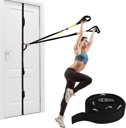 Door for Exercise Bands, Portable Home Gym, Five Loops