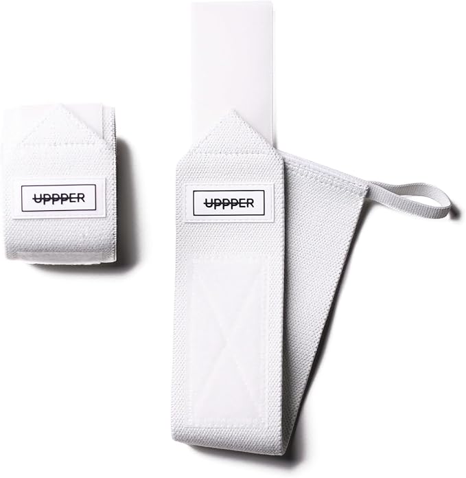 UPPPER Wrist Wraps for Weightlifting – 19" Lifting Wrist Support with Thumb Loop for Bench Press, Powerlifting, and Gym Workouts for Men & Women | Premium Fitness Gear