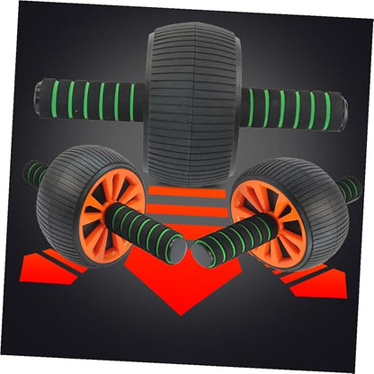 Abdominal Exercise Roller Non-skid Core Trainer Silent Ab Wheel Fitness Device for Home Workout Abdominal Muscle Training