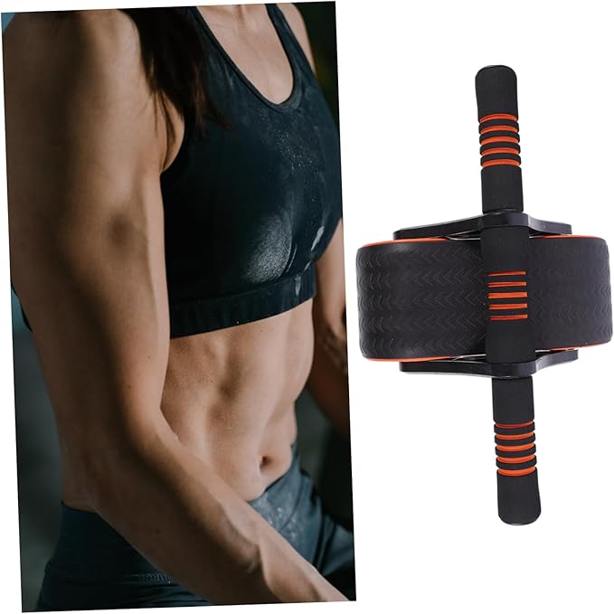 POPETPOP 1Pc Abdominal Wheel Portable Ab Roller for Beginners Core Strength Training Equipment for Home Gym Promotes Fat Burning Movement Stable