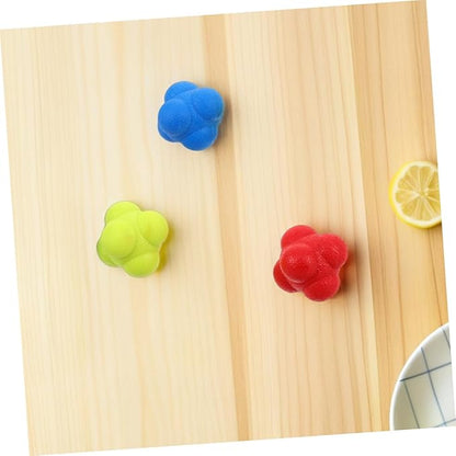 VICASKY 6pcs Agile Training Ball Hand Eye Coordination Training React Reflex Balls Ball Training Elastic Reaction Balls Reflex Training Tools Body Coordination Training