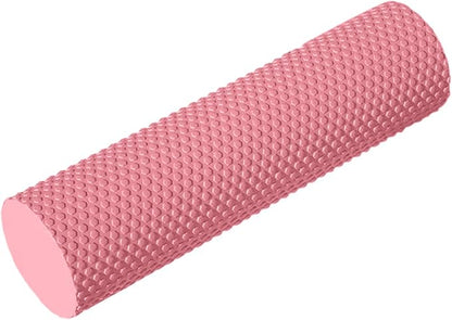 12 Inch EVA Soft Dot Foam Roller for Muscle Therapy, Yoga and Balance Exercises, High-Density Massage Roller, Foam Roller for Back, Legs for Home, Gym and Travel (Pink#M)