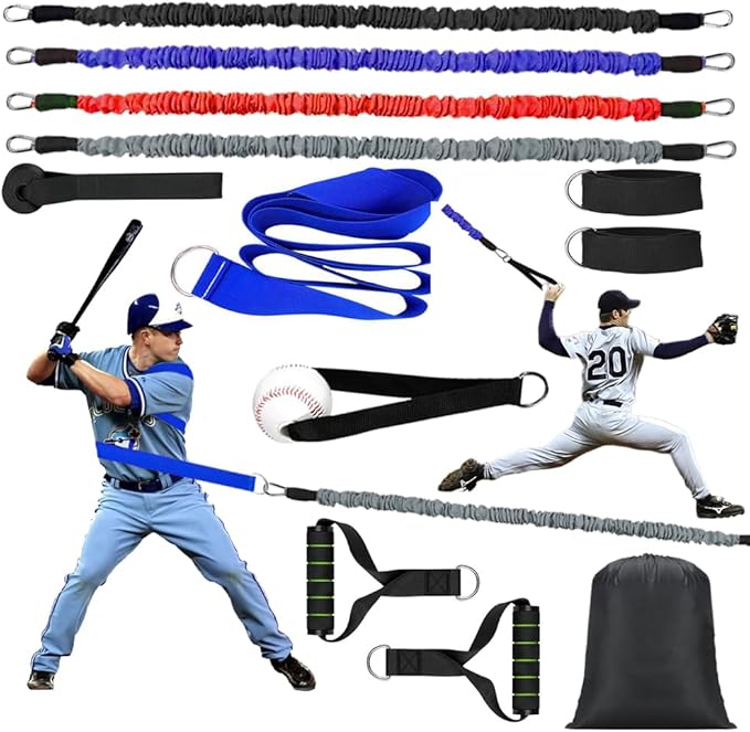 Core & Hip Belt Resistance Band for Baseball & Softball Training