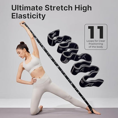 Home Suspension Training Kit – Fabric Resistance Band, 2 Rolls of Kinesiology Tape & Jump Rope – Portable Workout Equipment for Strength Training & Fitness