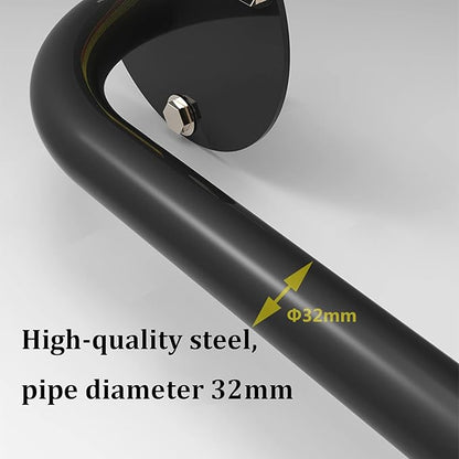 Wall-Mounted Fitness Horizontal Bar, Pull-up Bar, Chin-up Bar, Used for Home Gym Strength Training Equipment, Easy to Install (Steel)