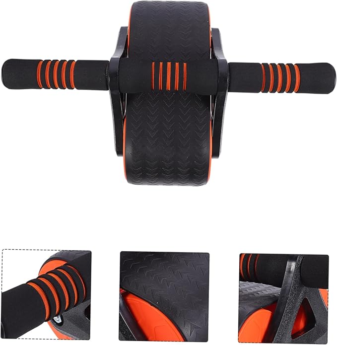 Balacoo Automatic Rebound Ab Roller Wheel Fitness Equipment for Beginners Sturdy ABS Material Core Strength Training Tool for Home Workouts for Abdomen Exercise