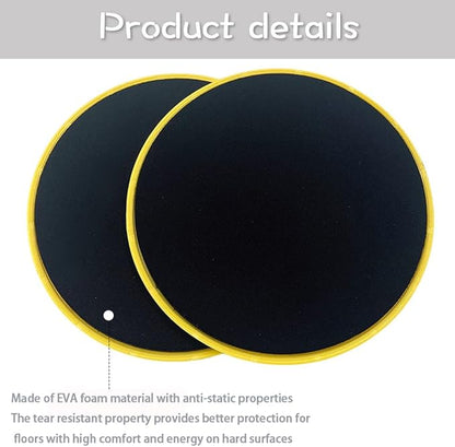 Exercise Sliders for Working Out Pilates Fitness Discs for Men and Women Workout Sliders for Core Strength and Flexibility Home Gym Accessories 2 Pack
