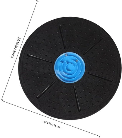 Balance Board Wobble Board for Balance Training Step Platform Fitness with Maze Design Blue for Home Workout Pilates