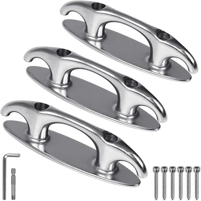 Stainless Steel Resistance Band Wall Anchor, Space Saving Wall Mount Workout Anchors for Home Gym Workouts, Strength Training, Physical Therapy