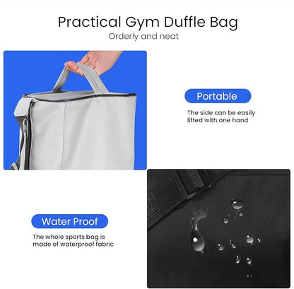C&F BOGMOST Small Gym Bag for Women & Men,Small Lightweight Duffel Bag Carry On Bags Mini Duffel Travel Bag Waterproof Sports Bags for Workout/Sport/Travel, Purplish Red