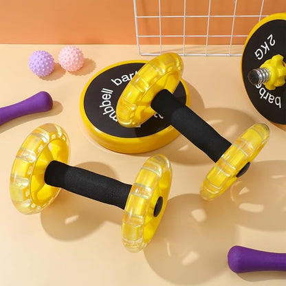 Ab Roller Wheel: Ab Wheel for Core Training, Exercise Abdominal Roller Hand Weights Dumbbell Fitness Exercise Device Home Gym Gear for Men/Women