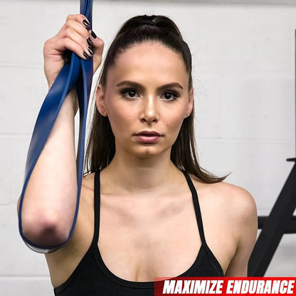 Fit Active Sports Resistance Workout Exercise Bands for Home, Gym, Stretching, Strength Training, Weightlifting, Pull Up Assist - Indoor and Outdoor Use
