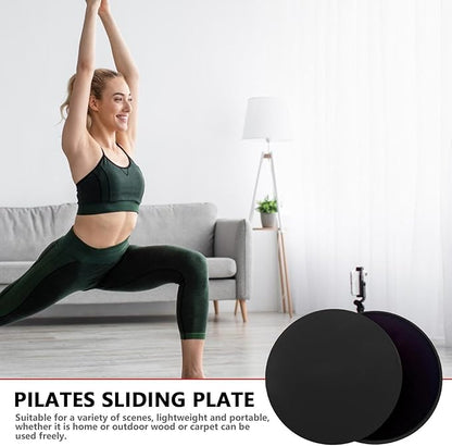 Core Sliders - Exercise Sliders | Yoga Pilates Gliding Disc | 2 Exercise Fitness Sliders | 2s Sided Gliding Sliding Discs | Core Gym Equipment | Pilates Sliding Plates for Women Men and Teens