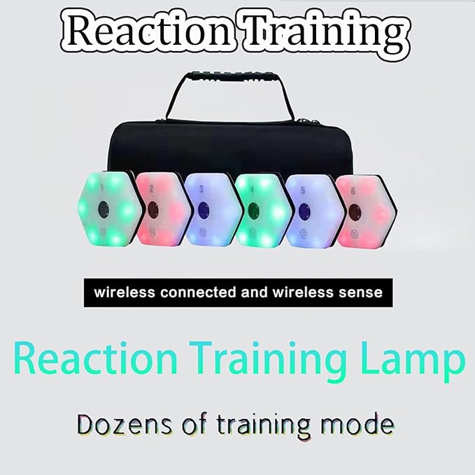 Agile Reaction Training Lights - Speed Reflex Trainer for Sports, Fitness, Basketball, Soccer, Boxing, Lacrosse