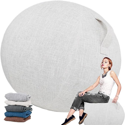 Yoga Ball Chair Cover - Pregnancy Birthing Ball Cover 55/65/75cm Stability Ball Chair for Ergonomic Seating Home, Office, Pilates, Yoga, Fitness