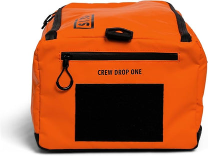 SILO Crew Drop One 26L Ultramarathon Bag - Organize Gear Efficiently for Training Racing Work, Travel - Optimized Storage: Pockets/Compartments for Easy Access Athletes Marathon Fitness Bright Orange