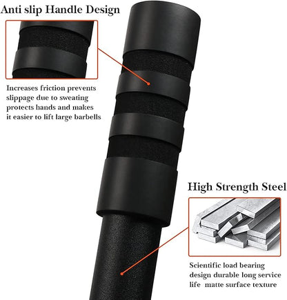 Deadlift Barbell Jack Stand, Heavy Duty Steel Deadlift Jack for Easy Changing Plates, Anti-slip Handle Deadlift Stand, Home Gym Deadlift Exercises, Weight Training Equipment