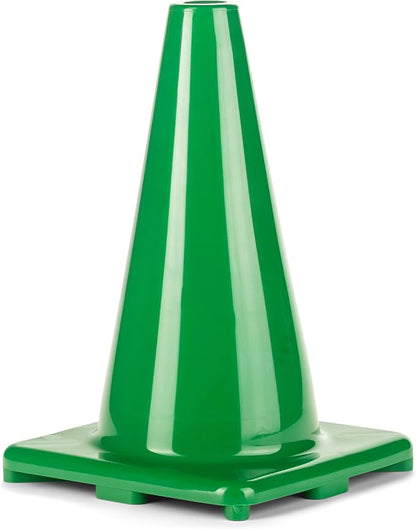 Champion Sports High Visibility Flexible Vinyl Cones for Sports Training, Agility Drills, Field & Gym Marking Sets