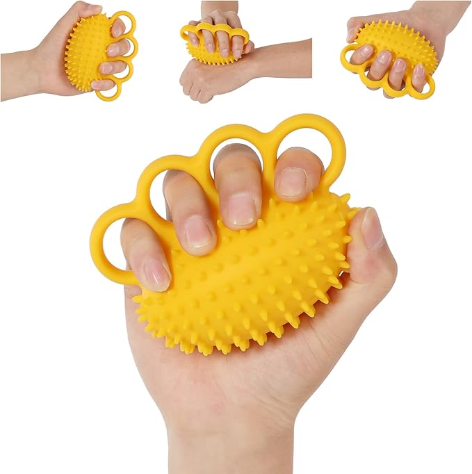 Fanwer Hand Exercise Stress Ball - Grip Strength Trainer, Hand Strengthener for Physical Therapy, Finger Strengthener, Squeeze Ball for Rehabilitation & Hand Massage, for Adults, Seniors & Disabled