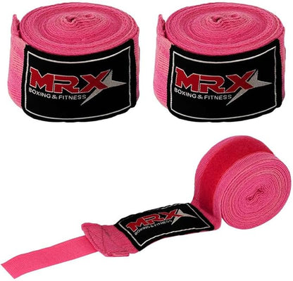 MRX BOXING & FITNESS Boxing Hand Wraps 100% Cotton Multi Colors Great for MMA Boxing Muay Thai Kick Boxing Training 118, 160, 180 Length